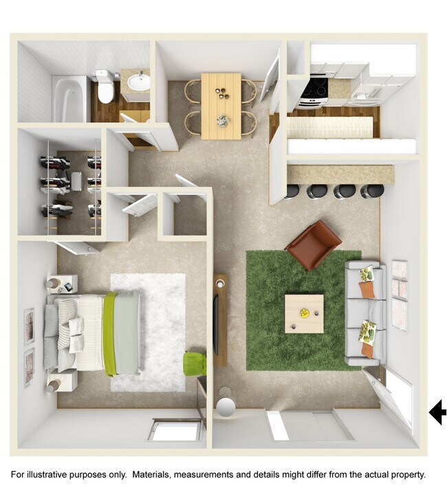 Unit 390 243 floor plan